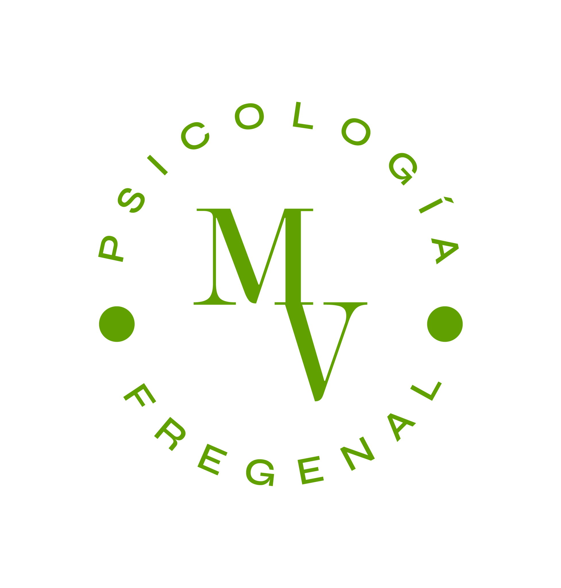 Logo psicología Fregenal verde